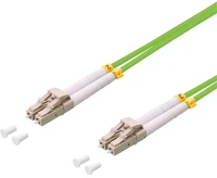 Logilink FP5LC07 Lc/upc duplex -> lc/upc duplex m/m adatkábel 7.5m zöld om5, 50/125µ kép