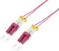 Logilink FS4LC00 Szupervékony om4 szálas patch kábel lc-lc duplex, 0,5 m kép