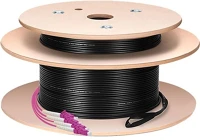 Logilink FT1U160 fiber trunk u-dq(zn)bh 4db lc/upc -> 4db lc/upc m/m adatkábel 160m fekete kép