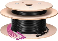 Logilink FT2U180 fiber trunk u-dq(zn)bh 8db lc/upc -> 8db lc/upc m/m adatkábel 180m fekete kép