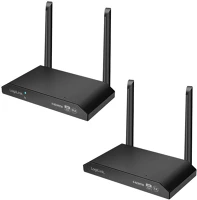 Logilink HDW0103 Hdmi átviteli készlet, kvm, vezeték nélküli, 150m, 1-4, 4k@60hz kép