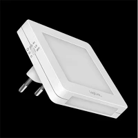 Logilink LED013 Led éjszakai lámpa alkonyérzékelővel, négyzet alakú, 3014 led x4 kép