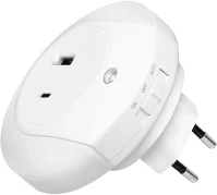 Logilink LED020 Led éjszakai fény alkonyszenzorral, usb-c, usb-a kép