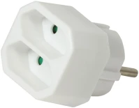 Logilink LPS218 Socket adapter, 2x euro kép