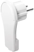 Logilink LPS228 Flat villásdugó cee 7/7 (eu) csatlakozó dugó fehér 90° kép