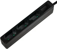 Logilink LPS229B Aljzat 3-as, 3x cee 7/16, vékony, 1,5 m, fekete kép