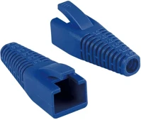 Logilink MP0059 rj45 dugós feszültségmentesítő bakancs, vágható, 5,5 5,8 mm, kék, 50 kép