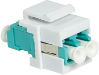 Logilink NK0031 Keystone coupler fibre lc-duplex multimode, aqua kép