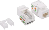 Logilink NK4006 Keystone jack cat.5e utp econline 90° punch down, white kép