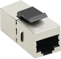 Logilink NK4010 Keystone coupler cat.6a stp, 2xrj45, metallized kép