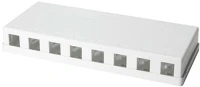 Logilink NK4035 Keystone surface mount box 8 port, white kép