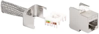 Logilink NK4075 24 kat. 6a keystone-csatlakozók, árnyékolt, extra rövid és vékony kép