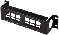 Logilink NK4078 Konzol 12 keystone modulhoz, 10 hüvelykes vagy falra szerelhető kép