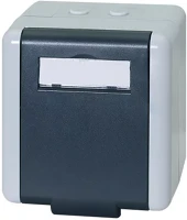 Logilink NK4083 kültéri felületre szerelhető doboz 2 db rj45 cat.6a keystone modulhoz kép