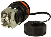Logilink NP0085 Cat.6a ipari válaszfalas keystone jack rj45 stp kép