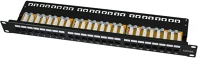 Logilink NP0133 Cat.6a patch panel 24 portos utp, 90 -os lsa lezárás kép