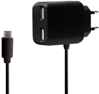 Logilink PA0157 Usb wall charger , 2+1 port, 10.5w, black kép