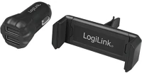 Logilink PA0203 10w univerzális autós töltő adapter + tartó kép