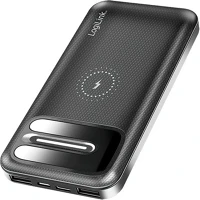Logilink PA0305 Power bank 8000 mah, vezeték nélküli töltés, + 2x usb-a kép