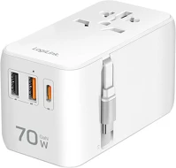 Logilink PA0357 Travel 2500w univerzális hálózati töltő adapter fehér kép