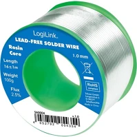 Logilink SA0004 Soldering wire, lead free, 1mm 100g kép