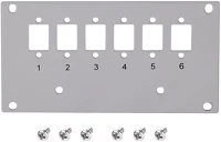 Logilink TOLDÓELOSZTÓHOZ, 6 X LC Előlap toldóelosztóhoz, 6 x lc duplex / 6 x sc simplex kép