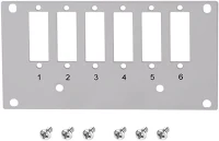 Logilink TOLDÓELOSZTÓHOZ, 6 X SC Előlap toldóelosztóhoz, 6 x sc duplex / 6 x lc-quad kép