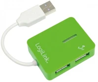 Logilink UA0138 Smile usb 2.0 hub 4-port green kép