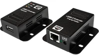 Logilink UA0267 Usb-a 2.0 -> rj45 cat5 utp f/f aktív extender fekete 50m kép