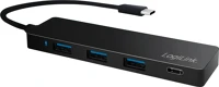 Logilink UA0311 Usb 3.0 hub (3+1 port) fekete kép