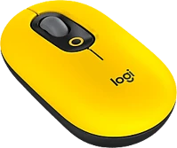 Logitech 910-006546 Egér - pop vezeték nélküli + (emoji gomb), blast yellow kép