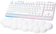 Logitech 920-010690 G715 uk linear vezeték nélküli fehér gamer billentyűzet kép