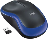 Logitech 910-002236 Mouse m185 wireless blue kép