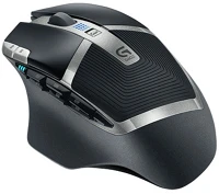 Logitech 910-003822 Egér - g602 (vezeték nélküli, optikai, usb, programozható, 2500 dpi, fekete-szürke) kép