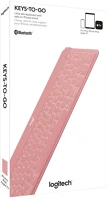 Logitech 920-010059 Logi keys-to-go - blush pink - (uk) kép