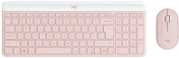 Logitech 920-011322 Mk470 vezeték nélküli billentyűzet + optikai egér rózsaszín us kép