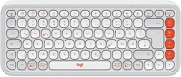 Logitech 920-013072 Pop icon wireless keyboard dirty white us kép