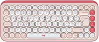 Logitech 920-013073 Pop icon keys us vezeték nélküli rózsaszín/piszkosfehér billentyűzet kép