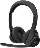Logitech 981-001451 Zone 305 teams wireless bluetooth headset midnight black kép