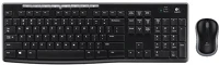 Logitech MK270 2,4 GHZ Mk270 wireless billentyűzet + egér black hu kép