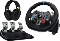 Logitech PS3/PS4/PS5/PC g435 vezeték nélküli gaming headset, fekete kép