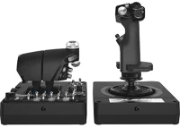 Logitech X56 H.O.T.A.S X56 h.o.t.a.s. usb-a joystick + gázkar játékvezérlő fekete kép