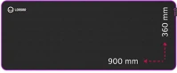 Lorgar LRG-GMP319 Main 319 egérpad black/purple kép
