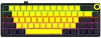 Lorgar LRG-KBP70MW-YL-US Kbp70mw wireless mechanical gaming keyboard black/yellow us kép