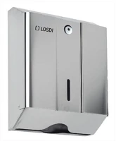 Losdi H65CO0104F Rozsdamentes v hajtogatott kéztörlő adagoló matt kép