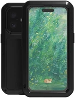 Love mei RS164826 Apple iphone 16, szilikon tok,  powerful defender, ütésálló, fekete kép