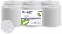 Lucart 12.02361 Kéztörlő tekercses  eco 19 cf 100 m törtfehér 2 rétegű kép