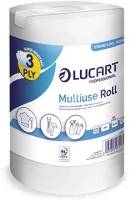 Lucart 3.250 törlőkendő, tekercses, univerzális, belső adagolású, 3 rétegű kép