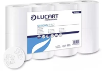 Lucart 811B60J Toalettpapír 2 rétegű 150 lap/tekercs cellulóz 8 tekercs/csomag 2.150 strong _ fehér kép