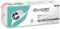 Lucart 811B67J Toalettpapír 2 rétegű 200 lap/tekercs 10 tekercs/csomag aquastream 10 _ hófehér kép